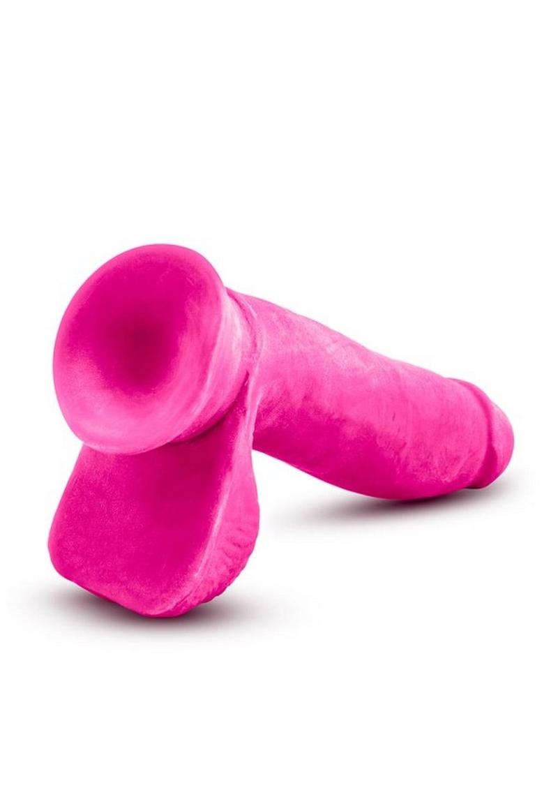 Au Naturel Bold Pleaser Dildo with Suction Cup 7in - Pink