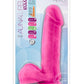 Au Naturel Bold Hero Dildo with Suction Cup 8in - Pink