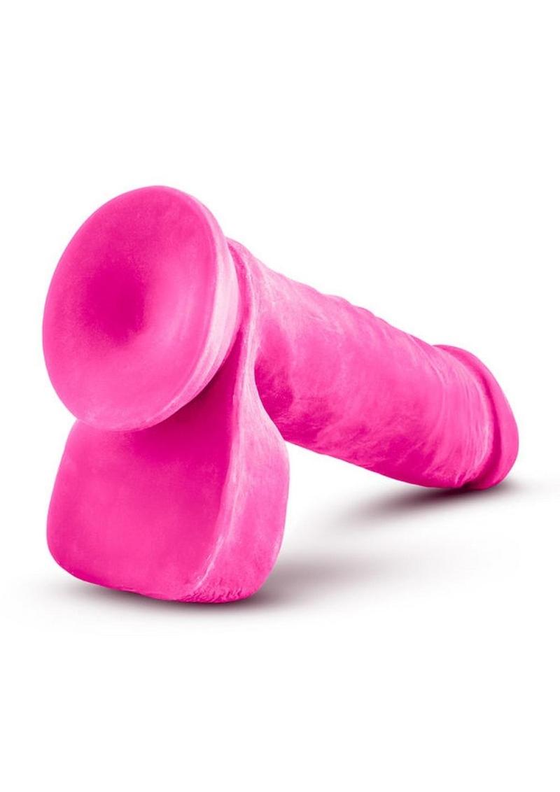 Au Naturel Bold Hero Dildo with Suction Cup 8in - Pink