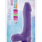 Au Naturel Bold Thrill Dildo with Suction Cup 8.5in - Purple