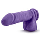 Au Naturel Bold Hero Dildo with Suction Cup 8in - Purple