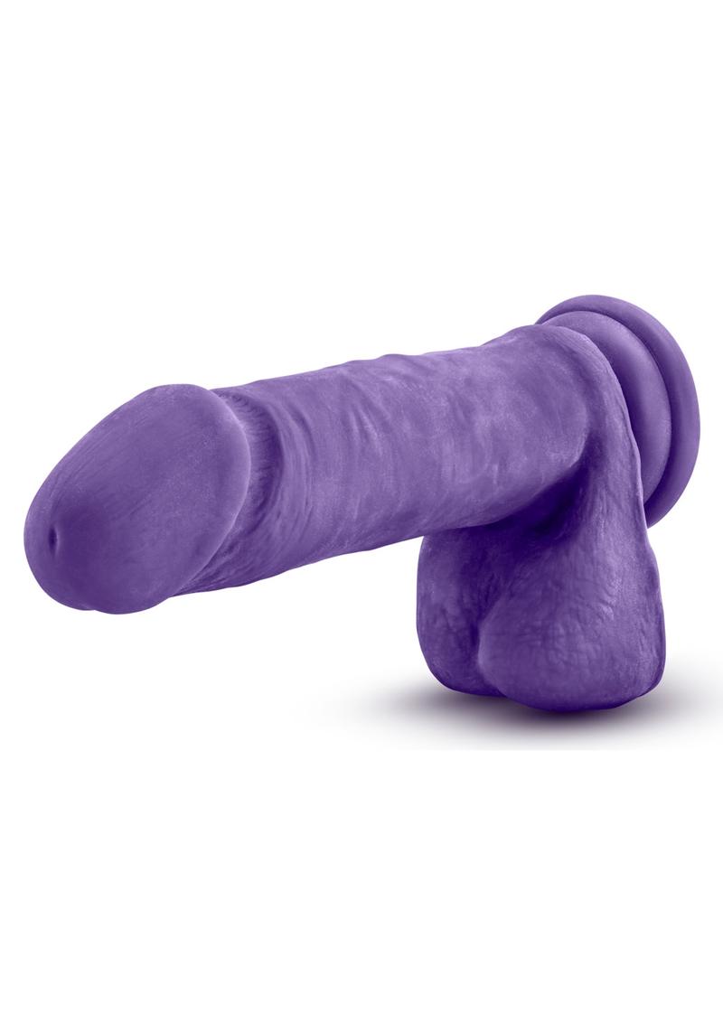 Au Naturel Bold Hero Dildo with Suction Cup 8in - Purple