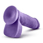 Au Naturel Bold Hero Dildo with Suction Cup 8in - Purple