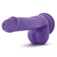 Au Naturel Bold Delight Dildo with Suction Cup 6in - Purple