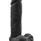 Au Naturel Bold Massive Dildo with Suction Cup 9in - Black