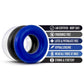 Stay Hard Donut Cock Rings Fishbowl (50 Per Bowl) - Assorted Colors