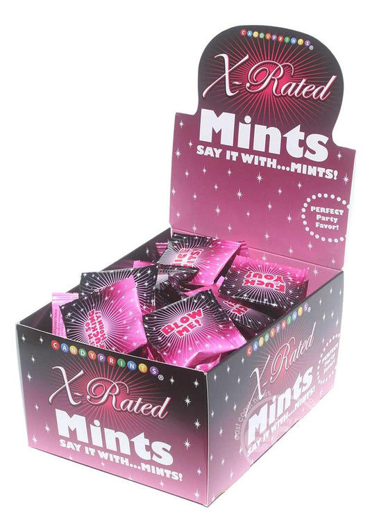 Candyprints X-rated Mints Counter Display (100 bags per display)