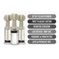 Temptasia Clit and Nipple Twist Suckers (set of 3) - Clear