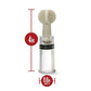 Temptasia Clit and Nipple Twist Suckers (set of 3) - Clear