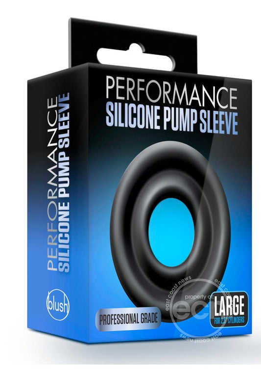 Performance Silicone Pump Sleeve - Large - Black