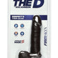 The D Perfect D Firmskyn Dildo with Balls 7in - Chocolate