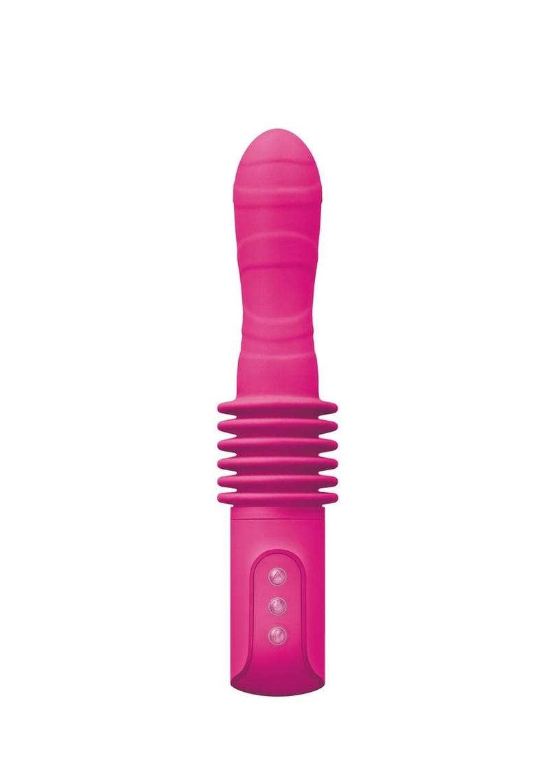 Inya Deep Stroker Silicone Rechargeable Vibrator - Pink
