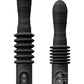 Renegade Rechargeable Deep Stroker Silicone Thrusting Vibrating Wand Massager - Black