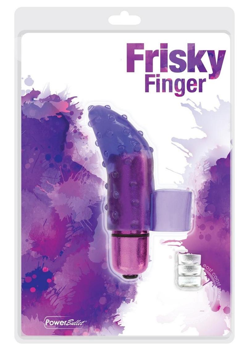 PowerBullet Frisky Finger  Multi Speed Water Resistant  Purple