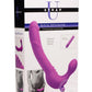 Strap U Royal Revolver Vibrating Silicone Strapless Strap On - Purple