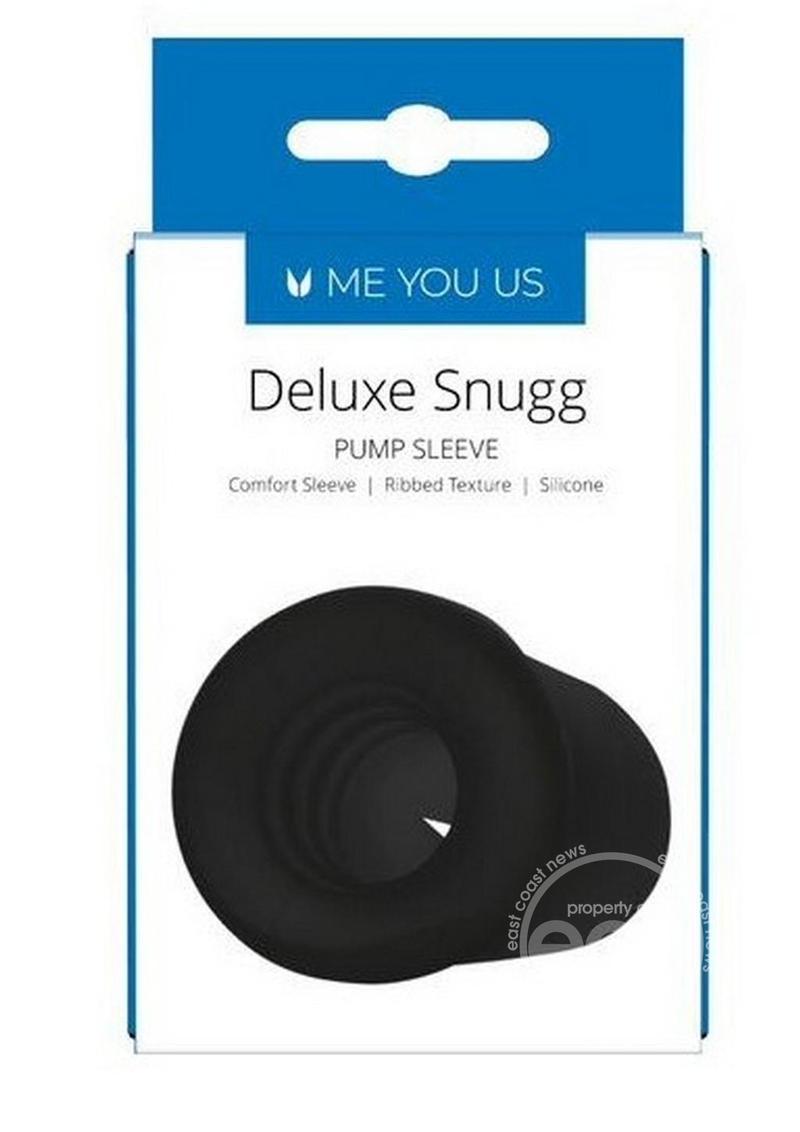 ME YOU US Deluxe Snug Silicone Pump Comfort Sleeve - Black