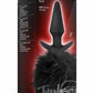 Temptasia Bunny Tail Pom Silicone Butt Plug - Black