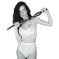 Sex & Mischief Fishnet Ball Gag - Black