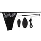 My Secret Premium Ergonomic Panty Vibe Set with Remote Rechargeable Waterproof - Black