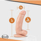 Dr. Skin Dr. Spin Gyrating Dildo with Suction Cup 7in - Vanilla