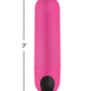 Bang! Vibrating Bullet with Remote Control - Pink