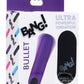 Bang! Vibrating Bullet with Remote Control - Purple