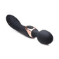 Wand Essentials Double Silicone Vibrating Wand Massager - Black
