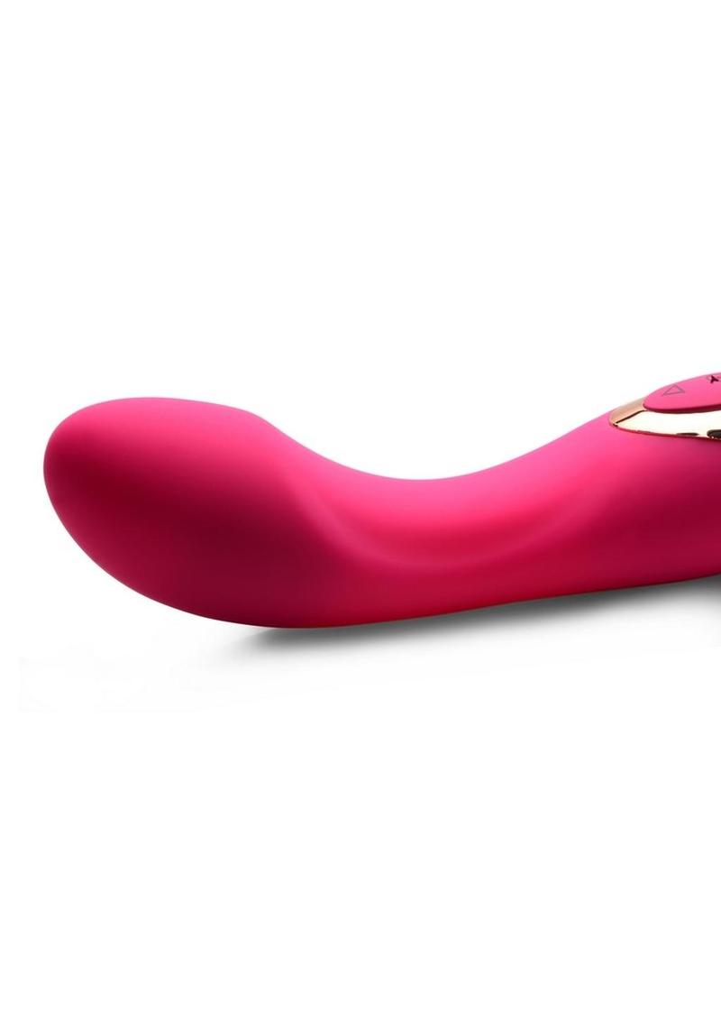 Wand Essentials Double Silicone Vibrating Wand Massager - Pink
