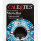 Steel Beaded Silicone Cock Ring - Large - Clear