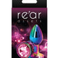 Rear Assets Multicolor Anal Plug - Small - Pink