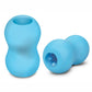 ZOLO Squeezable Mini Double Bubble Masturbator - Blue