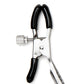 Lux Fetish Feather Nipple Clamps - Black