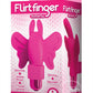 The 9's - Flirt finger Silicone Butterfly - Pink