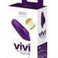 VeDO Vivi Rechargeable Silicone Finger Vibrator - Deep Purple