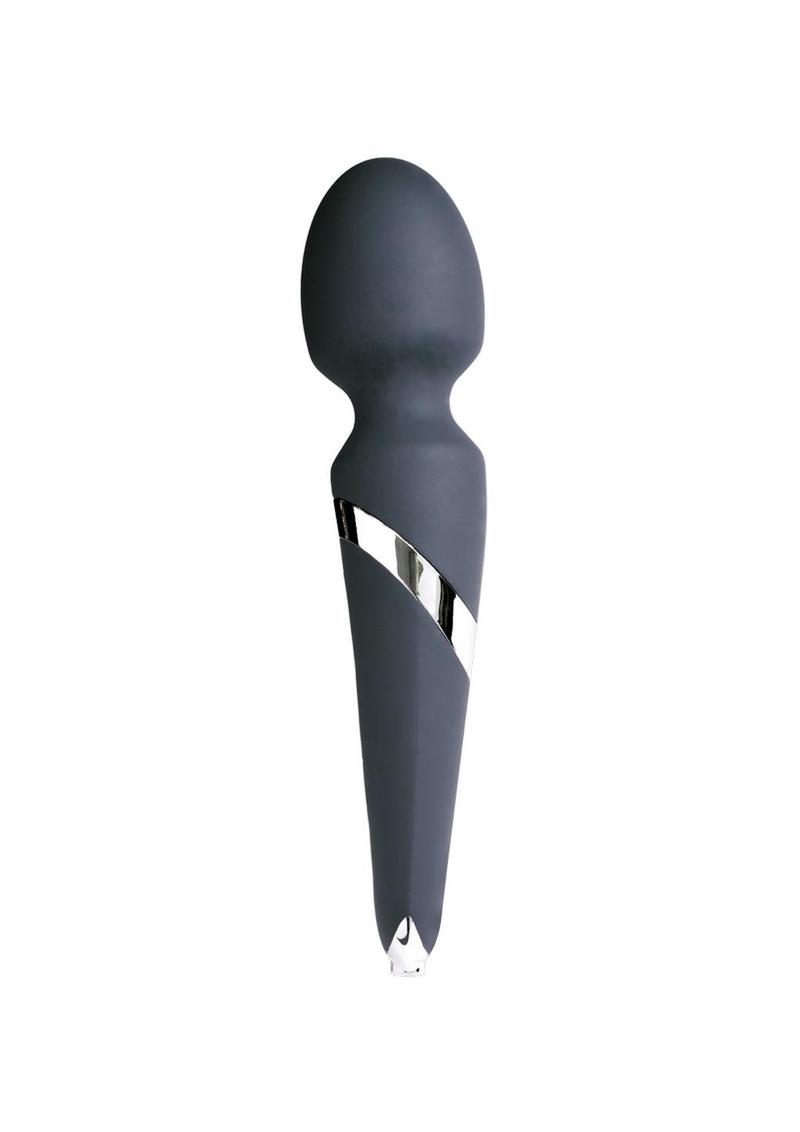 Wandaª Rechargeable Silicone Wand Massager - Just Black