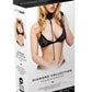 WhipSmart Diamond Collar and Leash - Black