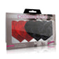 Stolen Kisses Hearts Pasties - Red/Black