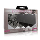 Satin and Lace Hearts Pasties - Black