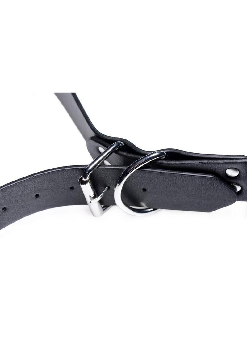 Strict Padded Thigh Sling with Wrist Cuffs - Black