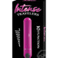 Intense Travelers Aluminum Rechargeable Vibrator - Magenta