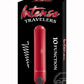 Intense Travelers Aluminum Rechargeable Vibrator - Red