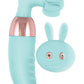 Intense Remote Control Silicone Rechargeable Clit Licker - Aqua