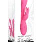 Bunny Kisses Rechargeable Silicone Rabbit Vibrator - Pink