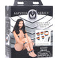 Kinky Pride Rainbow Bondage Set - Wrist/Ankle Cuffs & Collar with Leash