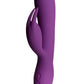 Flutter Rabbit Silicone Rechargeable Rabbit Vibrator - Purple