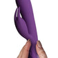 Flutter Rabbit Silicone Rechargeable Rabbit Vibrator - Purple