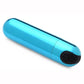 Bang! 10X Vibrating Metallic Rechargeable Bullet Vibrator - Blue