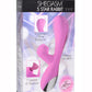 Inmi Shegasm 5 Star Rabbit Suction Come Hither Rechargeable Silicone Vibrator - Pink