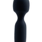 Wini Silicone Rechargeable Mini Wand Massager - Just Black