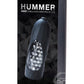 Hummer 2.0 Silicone Rechargeable Vibrating Stroker - Crystal Clear/Black Pearl